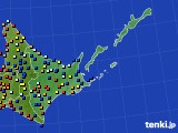 道東のアメダス実況(日照時間)(2019年05月08日)