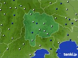 2019年05月08日の山梨県のアメダス(風向・風速)