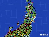 東北地方のアメダス実況(日照時間)(2019年05月09日)