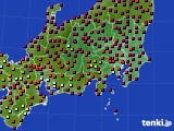 関東・甲信地方のアメダス実況(日照時間)(2019年05月10日)