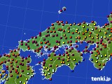中国地方のアメダス実況(日照時間)(2019年05月10日)