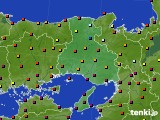 兵庫県のアメダス実況(日照時間)(2019年05月10日)