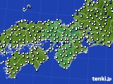 近畿地方のアメダス実況(風向・風速)(2019年05月11日)