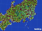 関東・甲信地方のアメダス実況(日照時間)(2019年05月12日)
