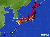 アメダス実況(日照時間)(2019年05月13日)