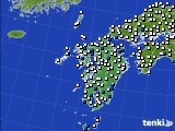 九州地方のアメダス実況(風向・風速)(2019年05月16日)