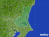 茨城県のアメダス実況(風向・風速)(2019年05月16日)