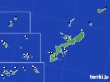 沖縄県のアメダス実況(風向・風速)(2019年05月16日)