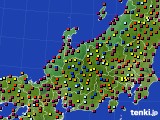 2019年05月17日の北陸地方のアメダス(日照時間)