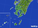 鹿児島県のアメダス実況(降水量)(2019年05月18日)