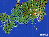 2019年05月18日の東海地方のアメダス(日照時間)