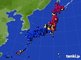 アメダス実況(日照時間)(2019年05月18日)