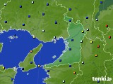 大阪府のアメダス実況(日照時間)(2019年05月19日)