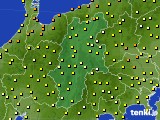 長野県のアメダス実況(気温)(2019年05月20日)