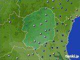 栃木県のアメダス実況(降水量)(2019年05月21日)