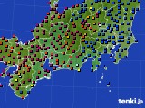 東海地方のアメダス実況(日照時間)(2019年05月21日)