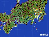 東海地方のアメダス実況(日照時間)(2019年05月22日)