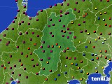 長野県のアメダス実況(日照時間)(2019年05月22日)