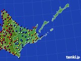 道東のアメダス実況(日照時間)(2019年05月22日)