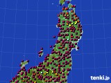 東北地方のアメダス実況(日照時間)(2019年05月23日)