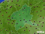 群馬県のアメダス実況(日照時間)(2019年05月23日)