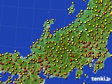 北陸地方のアメダス実況(気温)(2019年05月24日)