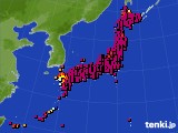 アメダス実況(日照時間)(2019年05月25日)