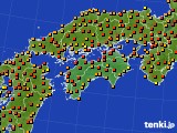 2019年05月25日の四国地方のアメダス(気温)