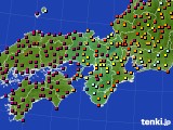 近畿地方のアメダス実況(日照時間)(2019年05月26日)