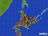 北海道地方のアメダス実況(気温)(2019年05月26日)