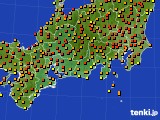 東海地方のアメダス実況(気温)(2019年05月26日)