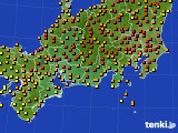 東海地方のアメダス実況(気温)(2019年05月27日)