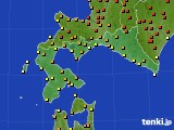 2019年05月27日の道南のアメダス(気温)