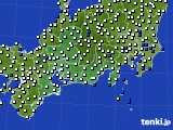東海地方のアメダス実況(風向・風速)(2019年05月28日)