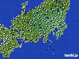 関東・甲信地方のアメダス実況(風向・風速)(2019年05月29日)