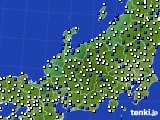 北陸地方のアメダス実況(風向・風速)(2019年05月29日)