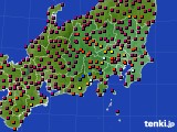 2019年05月30日の関東・甲信地方のアメダス(日照時間)