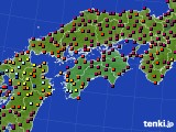 四国地方のアメダス実況(日照時間)(2019年05月30日)