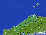 2019年05月30日の島根県のアメダス(風向・風速)