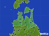 青森県のアメダス実況(風向・風速)(2019年05月30日)