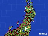 東北地方のアメダス実況(日照時間)(2019年06月01日)