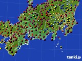 2019年06月01日の東海地方のアメダス(日照時間)