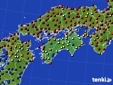 四国地方のアメダス実況(日照時間)(2019年06月01日)