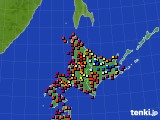 北海道地方のアメダス実況(日照時間)(2019年06月02日)