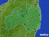 福島県のアメダス実況(風向・風速)(2019年06月03日)