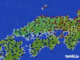 中国地方のアメダス実況(日照時間)(2019年06月04日)
