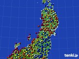 東北地方のアメダス実況(日照時間)(2019年06月05日)