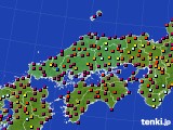 中国地方のアメダス実況(日照時間)(2019年06月05日)