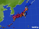 アメダス実況(日照時間)(2019年06月05日)