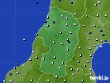 山形県のアメダス実況(風向・風速)(2019年06月05日)